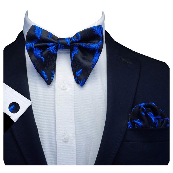 Adjustable Pre-tied Big Bow Tie